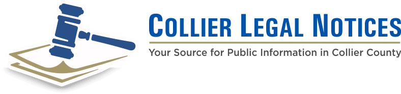 Collier Legal Notices